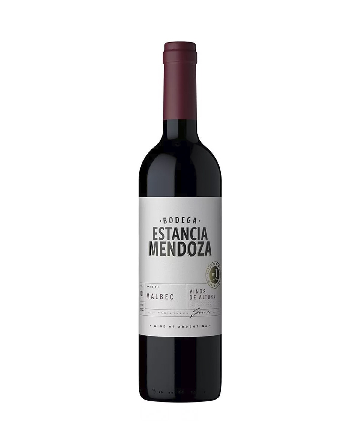 Vino Estancia Mendoza Malbec Varietales Jovenes x 750 Ml